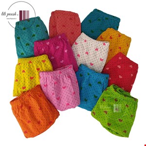 شورت زنانه نخی مدل لیفه ای سایز 2XL  کد 18.3 
