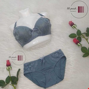ست سوتین و شورت زنانه اسفنجی وارداتی سایز 90 کد 74