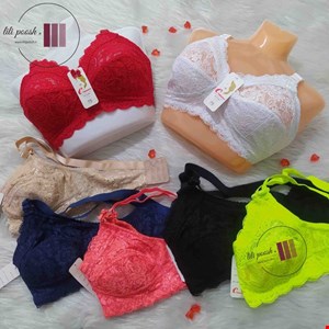 سوتین زنانه درجه یک دانتل برند کرالاستر رنگبندی سایز 80 (کد 8) 