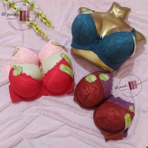 سوتین زنانه اسفنجی وارداتی مدل جکدار فنردار سایزبندی (کد 33) 