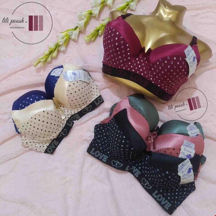 سوتین زنانه اسفنجی خارجی مدل کش اسپرت سایز بندی (کد 35)