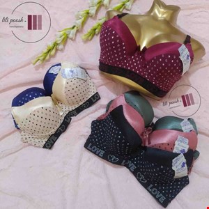سوتین زنانه اسفنجی خارجی مدل کش اسپرت سایز بندی (کد 35)