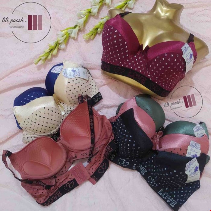 سوتین زنانه اسفنجی خارجی مدل کش اسپرت سایز 90 (کد 35) 