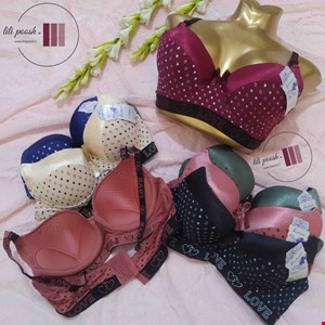 سوتین زنانه اسفنجی خارجی مدل کش اسپرت سایز 90 (کد 35) 