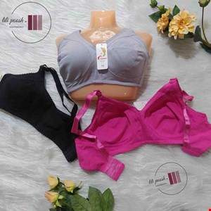 سوتین زنانه سوپر پنبه درجه یک کرالاستر سایز 80 (کد 46) 