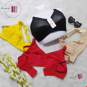 سوتین زنانه مدل توری درجه یک کرالاستر سایز80 ( کد 47) 