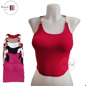 نیمتنه ورزشی سرشانه زنجیری زنانه و دخترانه سیملس(کد 56)