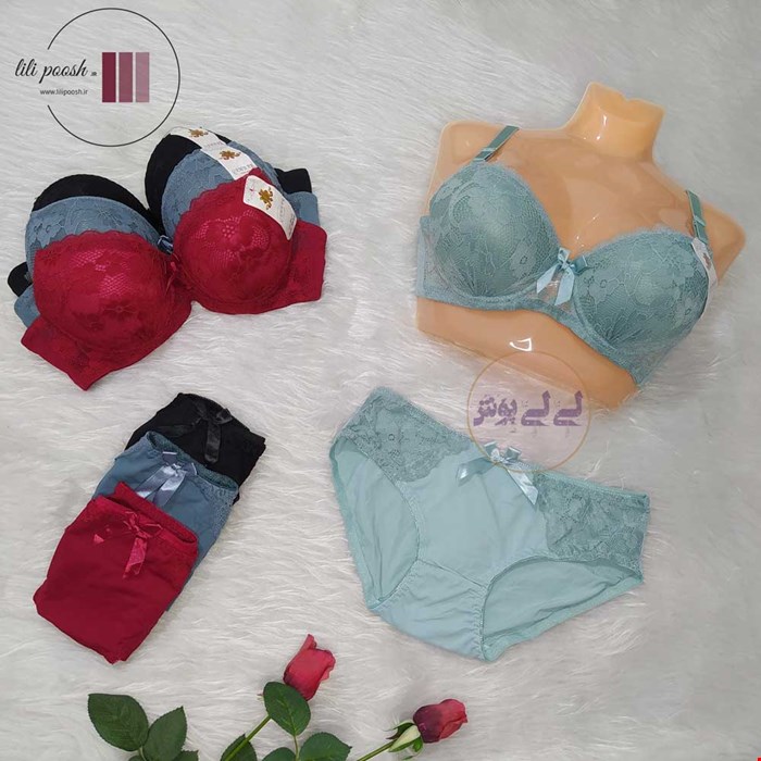 ست سوتین و شورت زنانه اسفنجی وارداتی ( کد 74 )