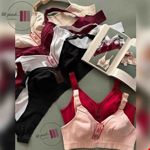 سوتین زنانه پنبه ای کش پهن برند زئوس (کد 86)